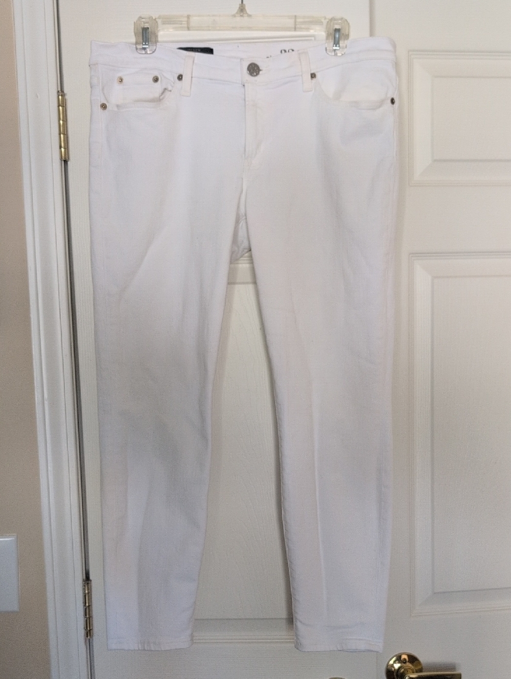 J. Crew White Toothpick Jeans